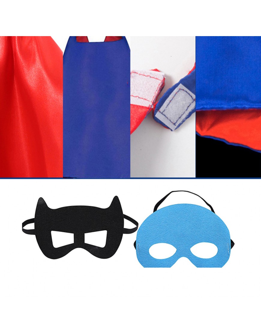 KARAZZO Superhero Capes for Kids with Wristbands 4PCS Halloween Costume Cosplay Festival Party Supplies Favors Dress Up Cloth Gifts for 3-12 Year Old Girls